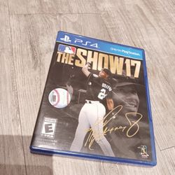 PlayStation 4 : MLB The Show 17 Standard Edition. Preowned and TESTED.