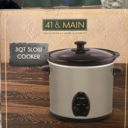 Two 3qt slow cookers (41 & Main brand)