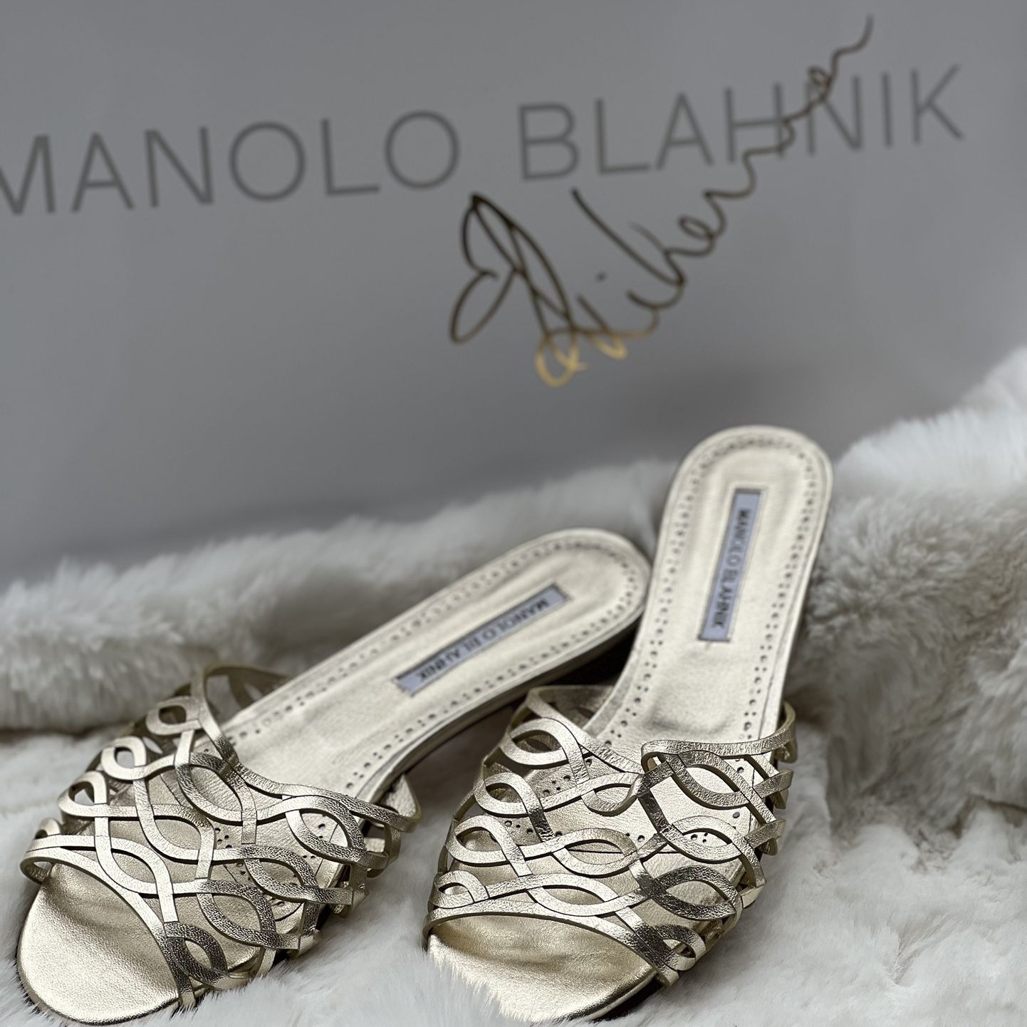 Manolo Blahnik flats