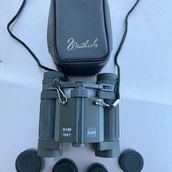Vintage rare weatherby 8x20 binoculars made in Japan
