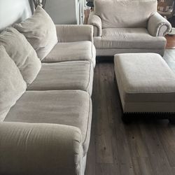 Sofa, Loveseat & Ottoman 