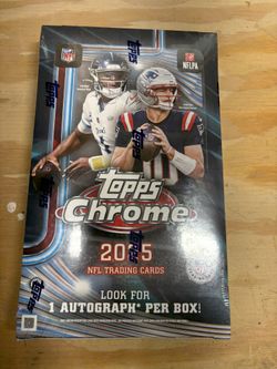NFL topps chrome hobby, blasters and hangers