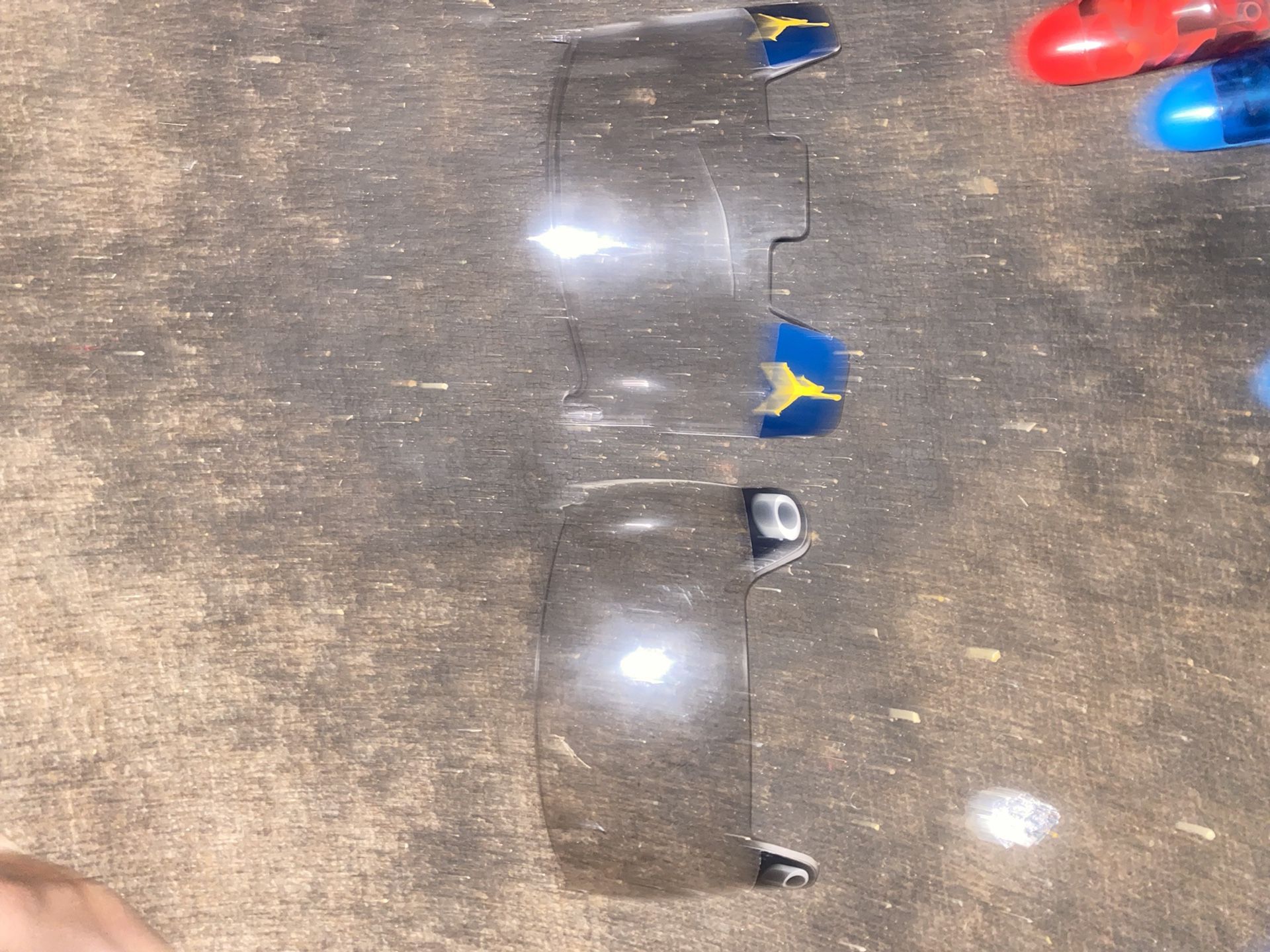 2 Football Visors
