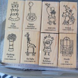 Stampin' Up Little Hellos Rubber Stamp Set