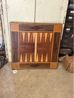 Inlay wood table