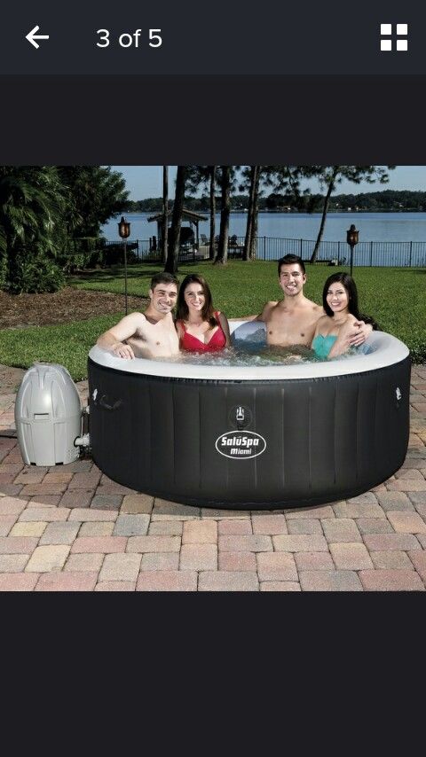 Brand New best way spa 71 by/26 inch inflatable hot tub Brand new works amazing !!stock limited