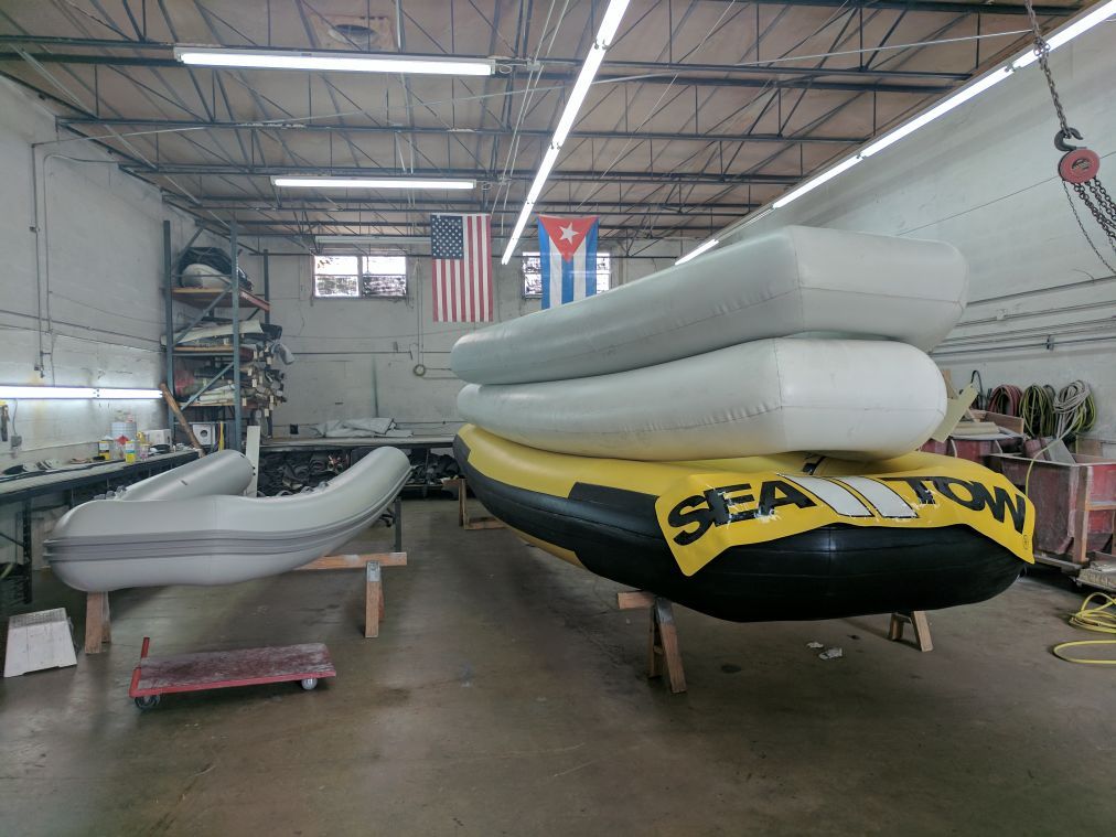 Inflatable Rib Retube and Repair