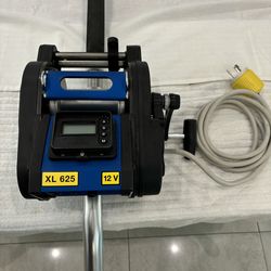 Kristal XL 625 (digital display and level wined) on Chaos swordfish, deep drop rod Winthrop tip Bent but