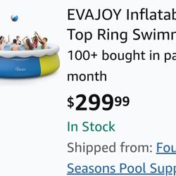 Above Ground Swimming Pool  Brand New With Pump 
