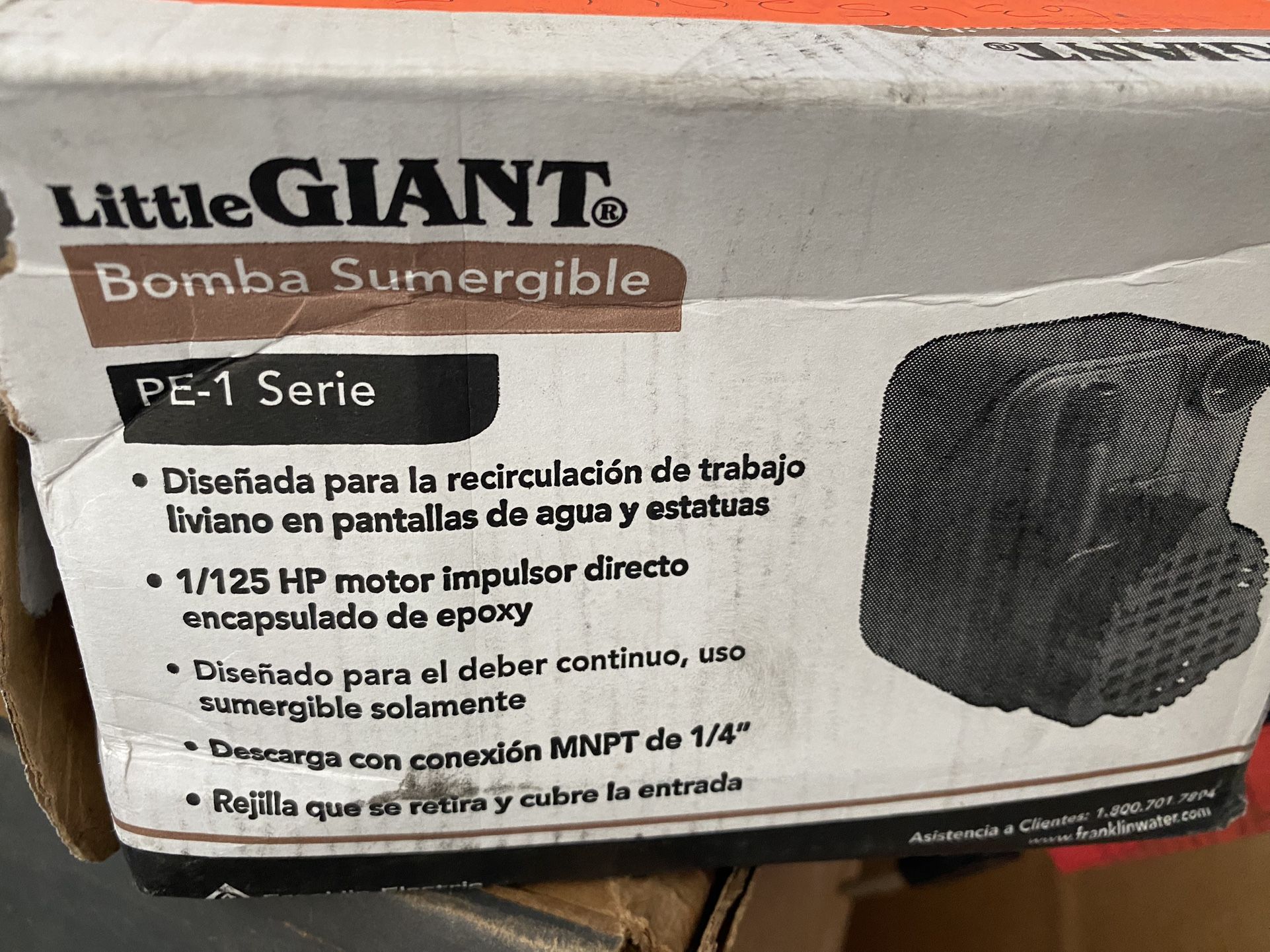 Submersible Pump Little Giant PE-1