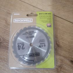 ROCKWELL 4-1/2-in 24-Tooth Fine Finish Carbide Circular Saw Blade