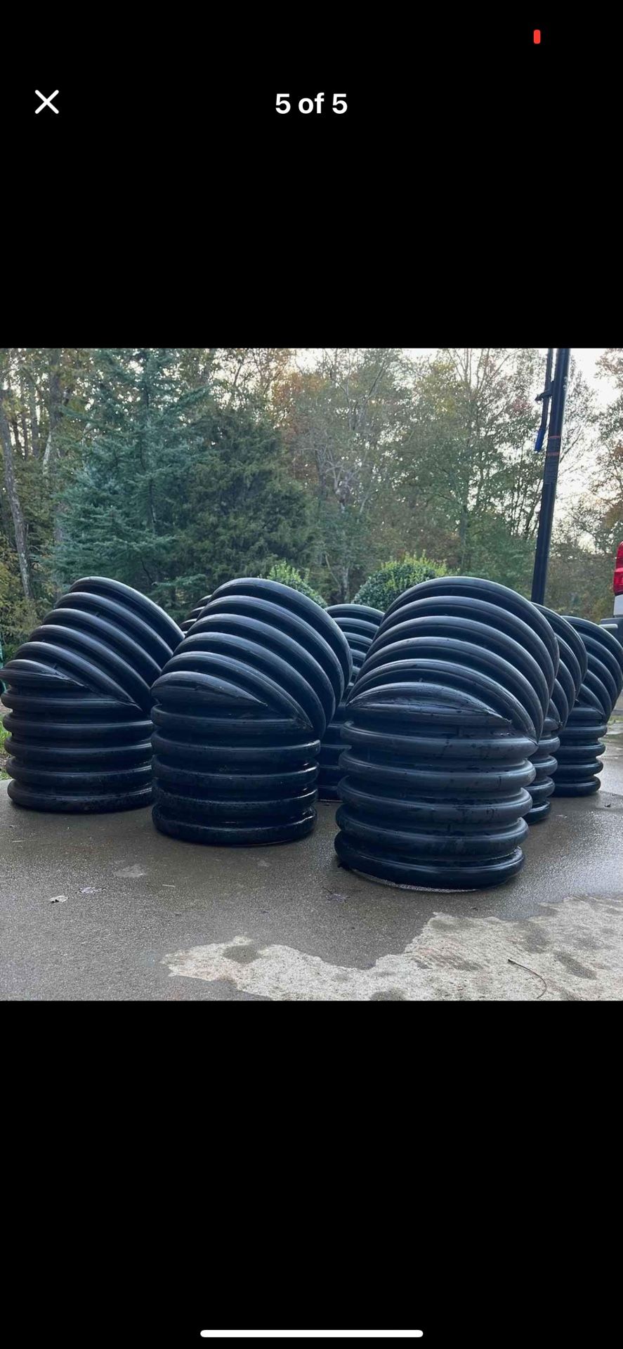 NEW HDPE Elbows 15" 45 Degree. 24 available! For storm drain