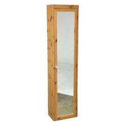 IKEA SILVERÅN High Cabinet with Mirror Door