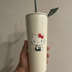 Starbucks hello kitty stainless steel tumblr