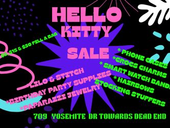 $5 fill a bag and HELLO KITTY SALE