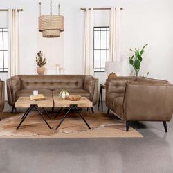 2-PCS Sofa And Love Seat Set In Offer 🔥🔥🔥