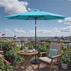 Versatile Patio Umbrella with Tilt/ Crank for Backyard, Pool & Garden