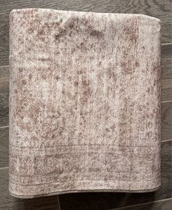 Vintage Distressed Cream Runner Rug/beige/ivory/2’6”x8’