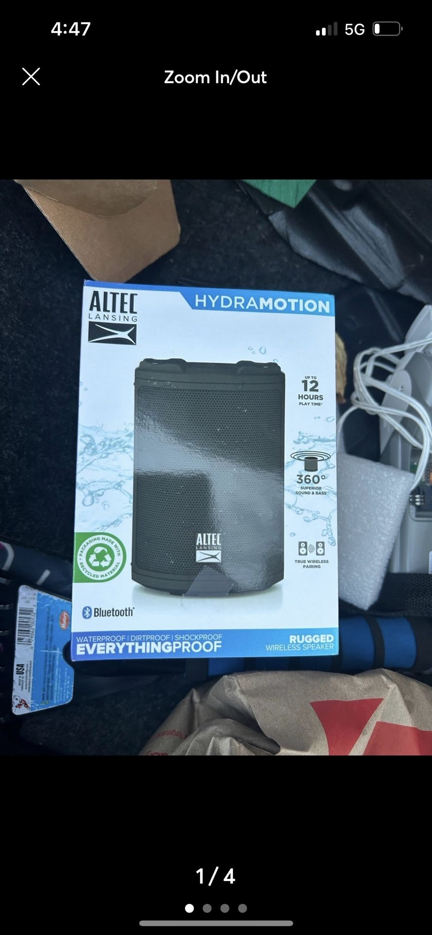 Altec Lansing HydraMotion Bluetooth speaker