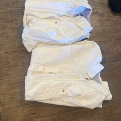 Tommy Hiliger White Classic Fit Dress Shirt