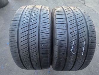 2 USED TIRES CONTINENTAL 235/40/19