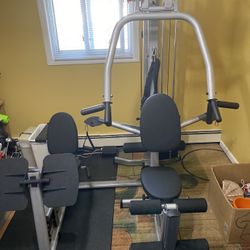 Body-Solid Powerline P2LPX Home Gym Equipment with Leg Press, Grey/Black