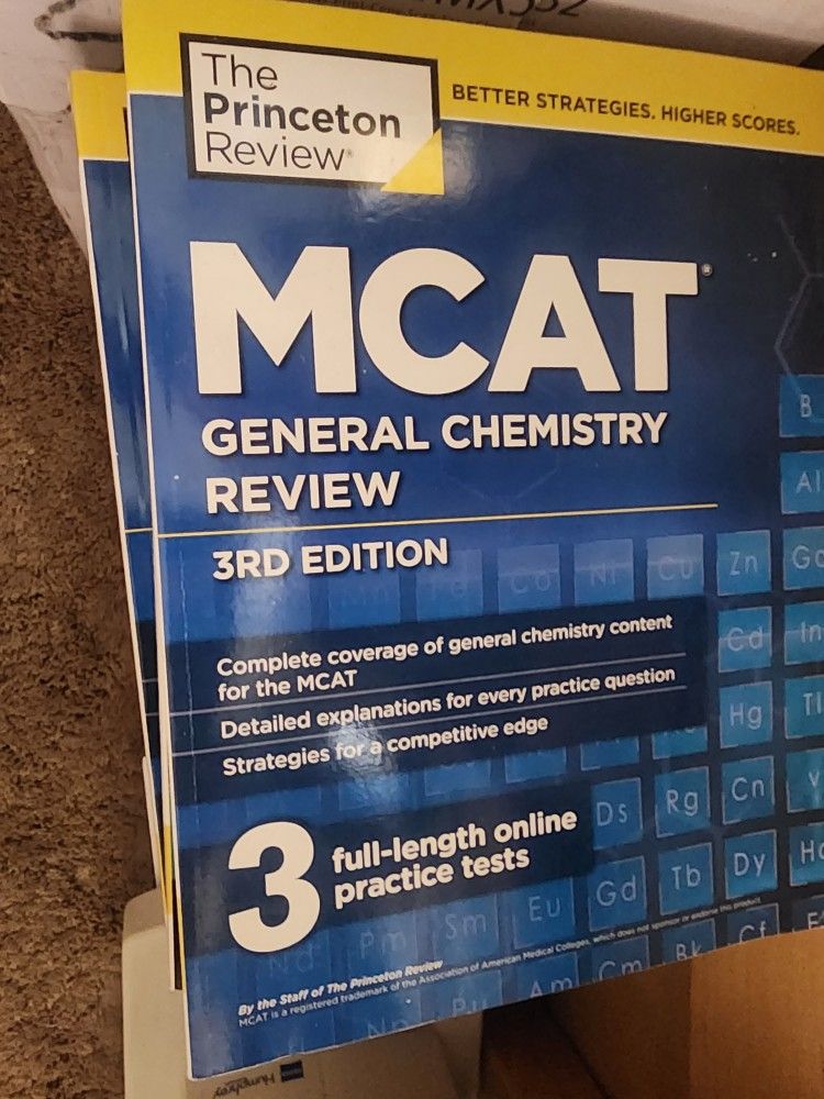 Pearson MCAT Study Books Books & Magazines