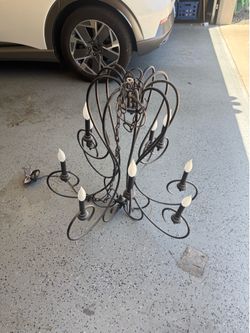 Like New Chandelier Dark Bronze