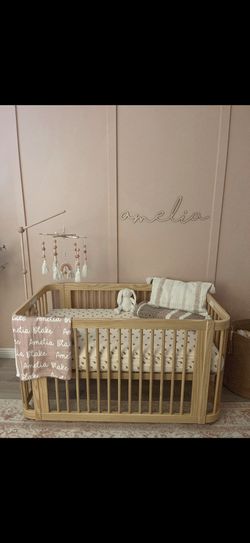 NESTIG WAVE CRIB AND ORGANIC MATTRESS