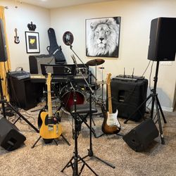 Dj Equipment And Live Band 