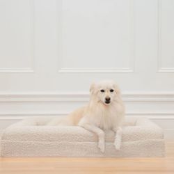 Orthopedic Boucle Dog Bed