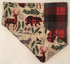 Christmas themed pet bandana