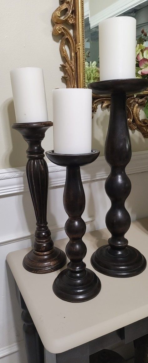 Tall Candle Holders With Candles, PICK UP IN EAST ORLANDO