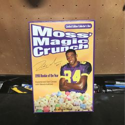 Randy Moss Minnesota Vikings Collectible Cereal Box 