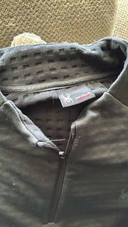 Spyder Active Black Quarter-Zip Pullover