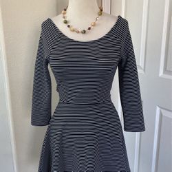 Black Stripped Dress 