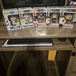 Variety of Funko Pops
