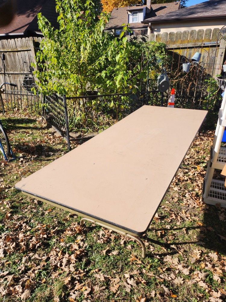 3ftx8ft Solid Rectangle Folding Tables