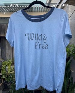 Wild & Free Graphic Ringer T-Shirt