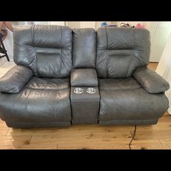 Set Of 2 Electric Recliner Sofa/love Seat 