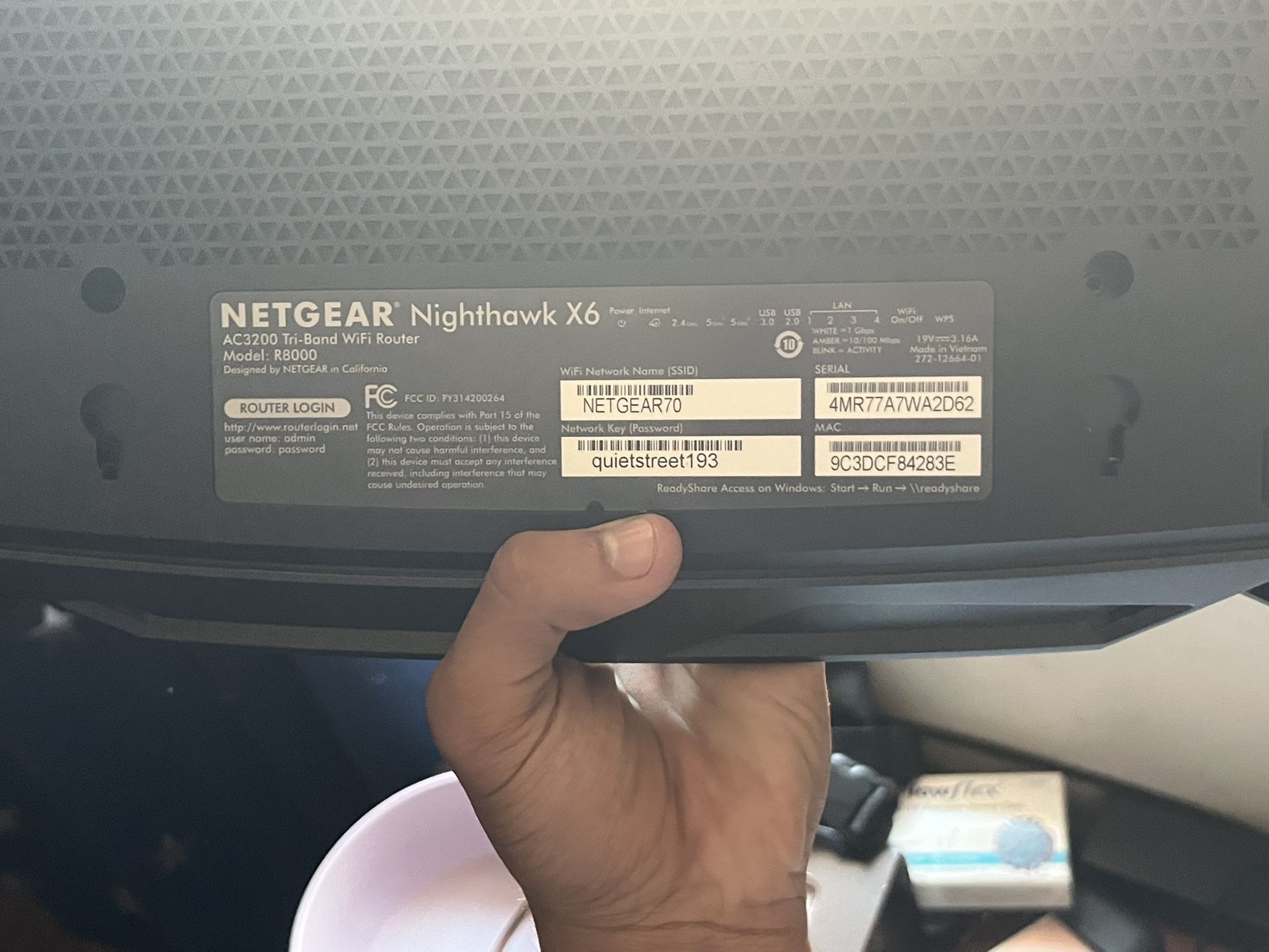 netgear nighthawk X6S wifi router