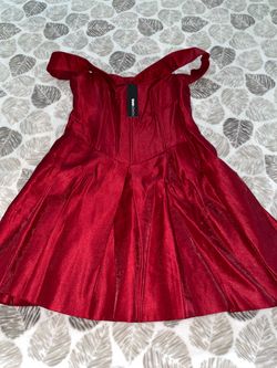 Fashion nova large Royal Roulette Satin Mini Dress