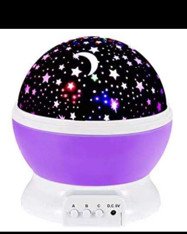 Star Night Light/ Projector ( Purple)