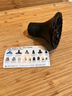 SupreGear Heavy Duty Standard Cane Tip – Black