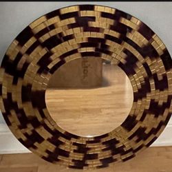 Beautiful Glass Indonesian Mirror