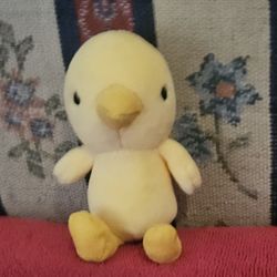 EASTER JELLYCAT LONDON MINI BABY CHICK PLUSH ANIMAL TOY 4"INCHES PRE-OWNED 
