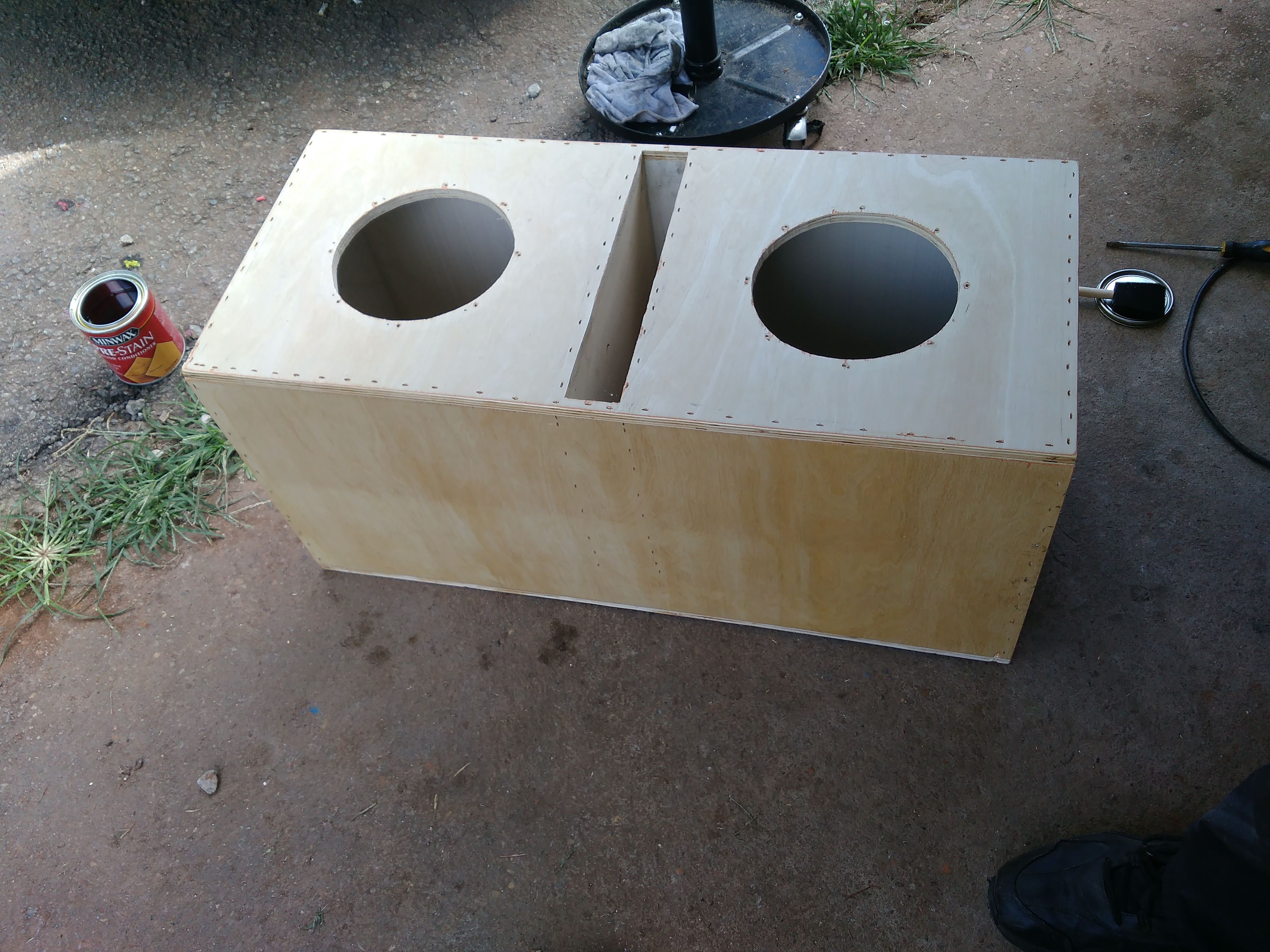 Custom built subwoofer boxs