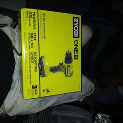 Ryobi Drill And Battery 