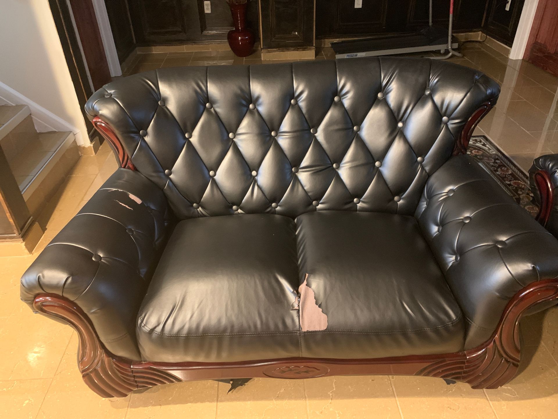 Leather Couch