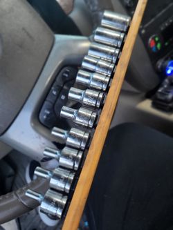 11 piece Blue Point Tools Inverted Torx Star Socket Set on RAIL